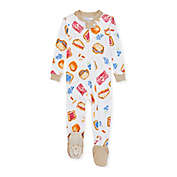 Burt&#39;s Bees Baby&reg; Size 12M P Bee &amp; J Footed Pajama in Ivory
