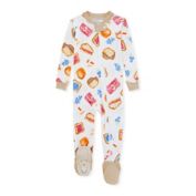 Burt's Bees Baby&reg; P Bee &amp; J Footed Pajama in Ivory