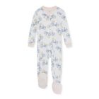 Alternate image 0 for Burt's Bees Baby&reg; Size 12M Country Rider Organic Cotton Footed Pajamas in Cloud
