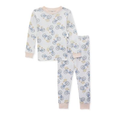 Burt's Bees Baby Size 12M 2-Piece Country Ride Organic Cotton Pajama Set in Cloud. View a larger version of this product image.