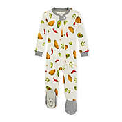 Burt&#39;s Bees Baby&reg; Size 12M Tasty Tacos Organic Cotton Footed Pajama in Yellow
