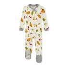Alternate image 0 for Burt's Bees Baby&reg; Size 24M Tasty Tacos Organic Cotton Footed Pajama in Yellow