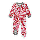 Alternate image 0 for Burt&#39;s Bees Baby&reg; Size 0-3M Love Hearts Sleep &amp; Play Footed Pajamas in Rose