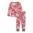 Alternate image 1 for Burt&#39;s Bees Baby&reg; Size 3T 2-Piece I Love You Valentine&#39;s Day Pajama Set in Rose