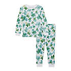 Alternate image 0 for Burt&#39;s Bees Baby&reg; Size 3T 2-Piece Cutest Clover St. Patrick&#39;s Day Pajama Set in Emerald