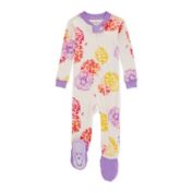 Burt's Bees Baby Garden Dahlia Organic Cotton Sleeper in Lavender