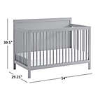 Alternate image 8 for 4-in-1 Convertible Crib w Headboard by M Design Village Curated for mighty goods&trade; in Grey