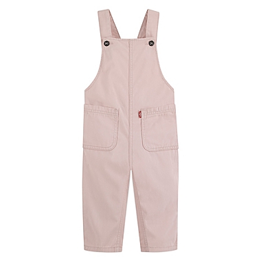 Levi's® Size 12M Twill Overalls in Pink | Bed Bath & Beyond