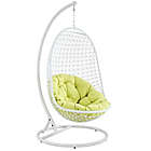 Alternate image 1 for Modway Encounter Patio Stand-Alone Swing Chair in White