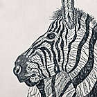 Alternate image 3 for E by Design La Cebra Animal Print Square Throw Pillow in Ivory