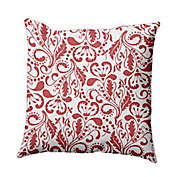 E by Design Aurora Floral Print Square Throw Pillow