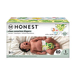 The Honest Company® Size 1 80-Count Disposable Diapers Ur Ribbiting + Spread Your Wings