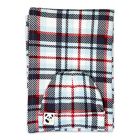 Alternate image 1 for Bellabu Bear Holiday Plaid Swaddle and Beanie Set