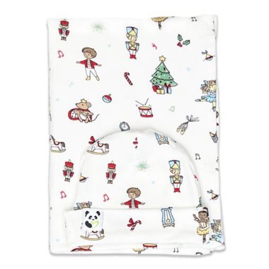 Bellabu Bear Nutcracker Swaddle and Beanie Set. View a larger version of this product image.