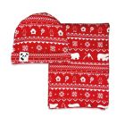 Alternate image 0 for Bellabu Bear Polar Isle Swaddle and Beanie Set