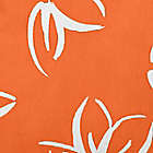 Alternate image 3 for E by Design! Eva Floral Frolic Square Throw Pillow in Orange