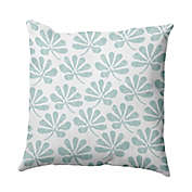 E by Design! Ina Flower Frolic Square Throw Pillow