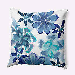 E by Design Ani Floral Square Throw Pillow