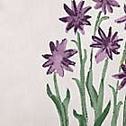 Alternate image 2 for E by Design Daffodils Square Pillow in Purple