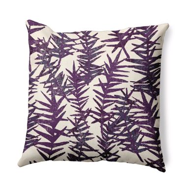 E by Design Spikey Square Throw Pillow in Purple. View a larger version of this product image.