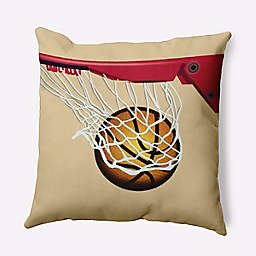 All Net Square Throw Pillow in Gold
