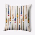 Alternate image 0 for E by Design Oar Numbers Square Throw Pillow