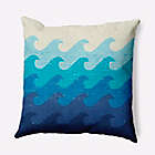 Alternate image 2 for E by Design Deep Sea Geometric Print Square Throw Pillow in Blue