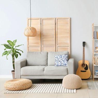 E by Design Clams Geometric Print Square Throw Pillow. View a larger version of this product image.