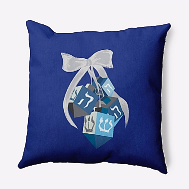 E by Design Turn Turn Turn Geometric Throw Pillow in Royal Blue. View a larger version of this product image.