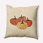Alternate image 0 for Paper Mache Pumpkins Geometric Throw Pillow in Yellow