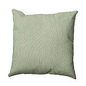 Ticking Stripe Square Throw Pillow