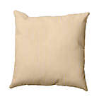 Alternate image 0 for Ticking Stripe Square Throw Pillow in Yellow