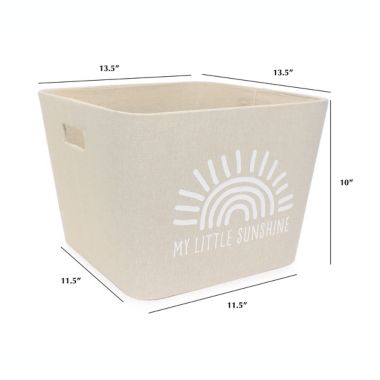 Taylor Madison Designs&reg; "My Little Sunshine" Medium Square Tote Bin. View a larger version of this product image.