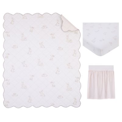 ever &amp; ever&trade; Bunny Star 3-Piece Crib Bedding Set in Pink