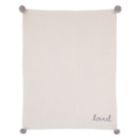 Alternate image 2 for ever &amp; ever&trade; "Loved" Chenille Blanket in Ivory