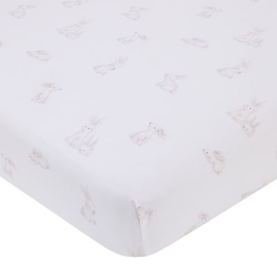 ever &amp; ever&trade; Bunny Crib Sheet in Pink