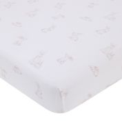 ever & ever&trade; Bunny Crib Sheet in Pink