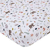 ever &amp; ever&trade; Woodland Crib Sheet in Green