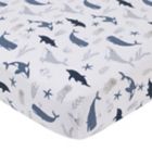 Alternate image 0 for ever & ever&trade; Marine Crib Sheet in Blue