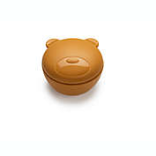 Melii&trade; 8 oz. Silicone Bear Bowl with Lid in Brown