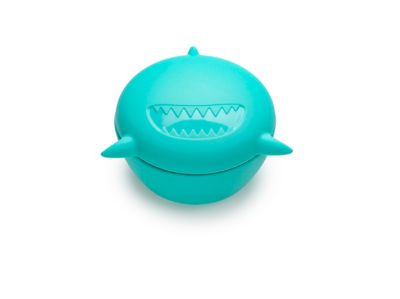 Melii&trade; 8 oz. Silicone Shark Bowl with Lid in Blue