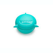 Melii&trade; 8 oz. Silicone Shark Bowl with Lid in Blue