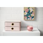 Alternate image 1 for Yankee Candle&reg; Fresh Cut Roses 10 oz. Studio Collection Candle in Light Pink