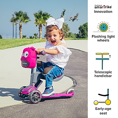 smarTrike&reg; T1 Toddler Scooter with Seat. View a larger version of this product image.