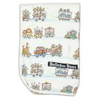 Alternate image 1 for Bellabu Bear Zoo Train Baby Blanket in White