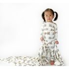 Alternate image 3 for Bellabu Bear Zoo Train Baby Blanket in White