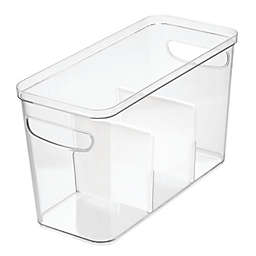 Squared Away™ Plastic 3-Section Divided Refrigerator Bin