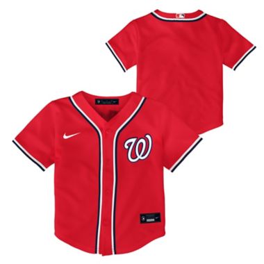 MLB Size 3T Washington Nationals Alternate 1 Toddler Replica Baseball Jersey in Red. View a larger version of this product image.