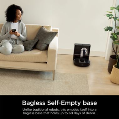 Shark AI Robot&reg; Self-Empty XL Vacuum in Black. View a larger version of this product image.