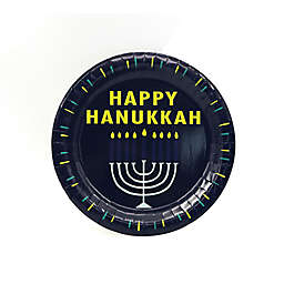 H for Happy™ 12-Count "Happy Hanukkah" Dinner Plates